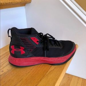 Boys Under Armour high top sneakers